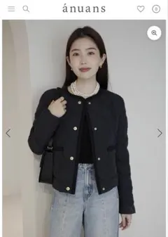 TAION ネイビー キルティングジャケット【yuko】様専用