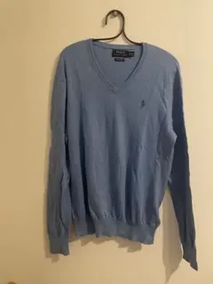 POLO RALPHLAUREN ポロラルフローレン コットンVネックセーターのサムネイル
