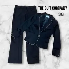 THE SUIT COMPANY レディーススーツ上下　38 セットアップ　黒