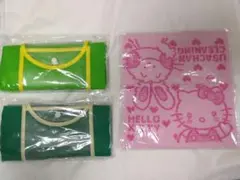 新品】うさちゃんクリーニング ランドリーバッグ ＆ ハローキティ タオルハンカチのサムネイル