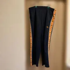 ブラック8様　に　Puma ジャージ パンツ ネイビー/オレンジ