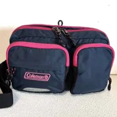 Coleman（コールマン）ウエストポーチ / レッド×エメラルドブルー