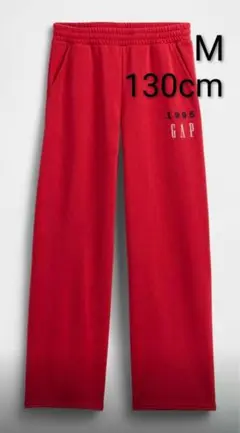 【新品・M・130㎝】GAP 30th フレンチテリー バギースウェットパンツ