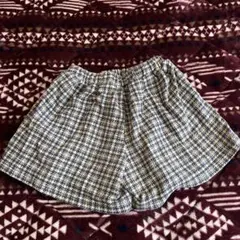 HUSHUSH チェック柄 半ズボン 110 秋冬