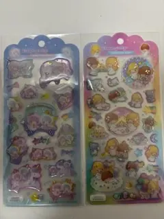 新品　正規品　サンリオ キキララ リトルツインスターズ　ドロップジェリーシール