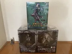う*ぬ様 進撃の巨人 figma 箱あり 三体セット エレン ミカサ リヴァイ
