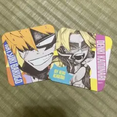 ヒロアカ原画展 アートコースター 爆豪勝己 上鳴電気