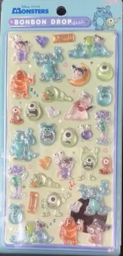 正規品 モンスターズ・インク ボンボンドロップシール