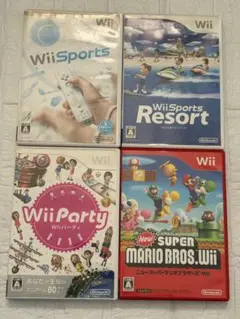 ⭐️24時間以内発送⭐️ Wiiソフトまとめ売り　4本セット　スポーツ　パーティ