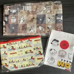 スヌーピー クールバッグなど3点セット