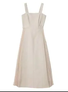 LAGUNAMOON ワンピース サイドプリーツビスチェワンピース