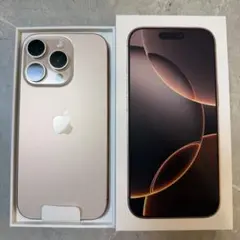［美品］iPhone 16 Pro デザートチタニウム 本体