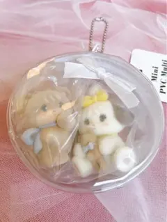 mikko ガチャ詰めポーチ　ラテ　スフレ　フィギュア