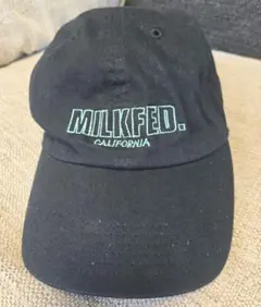 MILKFED. ベースボールキャップ ブラック