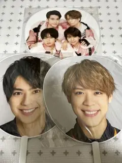 佐藤勝利　松島聡　repainting セクゾ　SexyZone団扇　うちわ