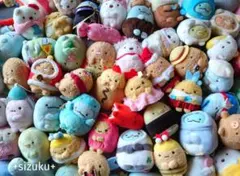 【豪華70体】すみっコぐらし ねこ とかげ他 てのりぬいぐるみ 大量 まとめ売り