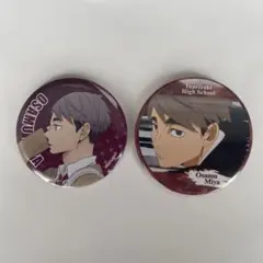 ハイキュー！！　宮治　みやおさむ　缶バッチ