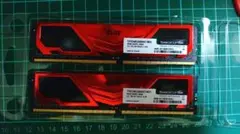 ELITE DDR4 8GB メモリ レッド - メルカリ