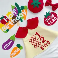 【15日発送】かわいいボレロ風のワンピース　キューピーハーフバースデー