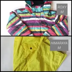 ROXY スノーボードウェア M & HIMA RAYA パンツ M スキー