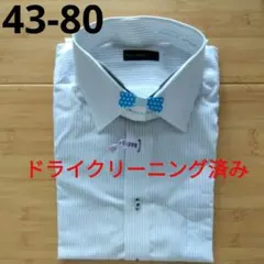 Dress Camicia ワイシャツ ストライプ 43-80　クリーニング済のサムネイル