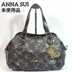 未使用品✨ ANNA SUI ウォールデコ 花柄 蝶柄 ハンドバッグ