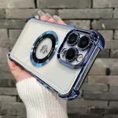 iPhone12promaxケース ワイアレス充電 レンズ保護　クリア　 耐衝撃