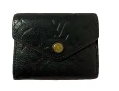 ルイ・ヴィトン ヴィクトリーヌ アンプラント マリーヌルージュ　三つ折り財布