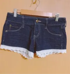 デニムショートパンツ★美品‼️S 即購入禁止