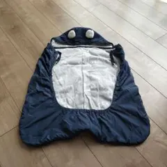 ベビーカー用 防寒ケープ フットマフ ネイビー