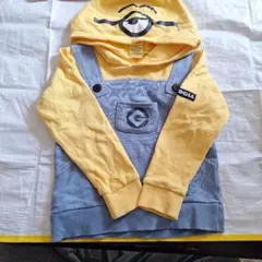 BABY DOLL ミニオン風フード付きトップス 110サイズ