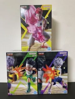 HUNTER×HUNTERフィギュア ゴンキルアヒソカGI編 3体セット！のサムネイル