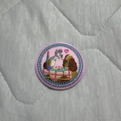 Disney わんわん物語刺繍缶バッジ