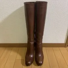 ほぼ新品】PELLICO METRO ロングブーツ ブラウン - メルカリ