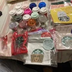 スターバックスコーヒーのギフト　ミニカップ18個 & 巾着17枚 セット