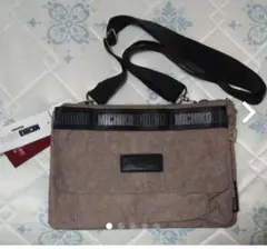 新品 ミチコロンドン ショルダーバック サコティッシュ グレーのサムネイル