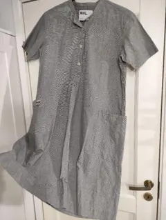 美品✦MHL.MARGARETHOWELLマーガレットハウエル半袖シャツワンピS