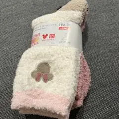 UNIQLO ディズニーコレクション ヒートテック　ルームソックス 2足組