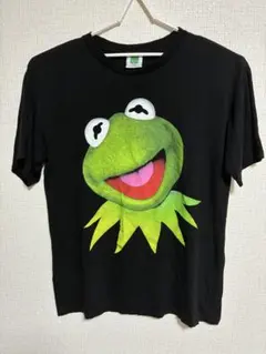 激レア Disney Kermit Tシャツ ブラック カーミット サイズL - メルカリ