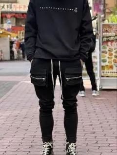 『 即日発送 』最安値 DANKE SCHON ブラック スキニーパンツ S