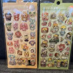 ウォーターシール　ウォーリー　ベビースリー　2セット ボンボンドロップシール