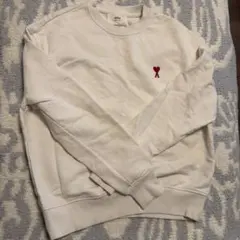 ami ホワイト トレーナー ハート刺繍のサムネイル