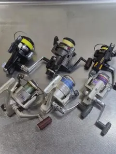 SHIMANO スピニングリール 6台セット まとめ売りのサムネイル