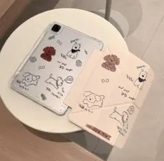 犬イラスト iPadケース スタンド機能付き