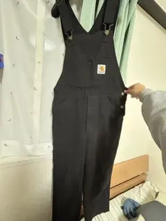 carhartt ブラックオーバーオール Sサイズ