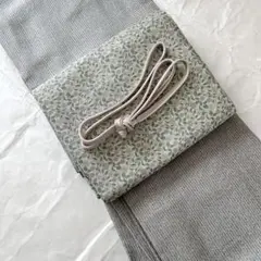 小紋　縦縞　袷　しつけ付き