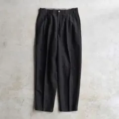 90s クレイボーン ツータックスラックス 黒ブラック W33 L30 イタリア 90s クレイボーン ツータックスラックス 黒ブラック W33 L30 イタリア