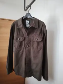 AVIREX ブラウン ミリタリージャケット L
