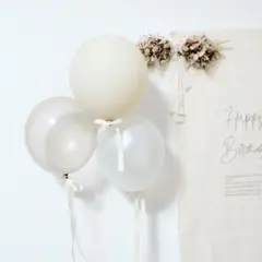 誕生日　飾り　風船　おしゃれ　タペストリー　装飾　ナチュラル　ブラウン　可愛い