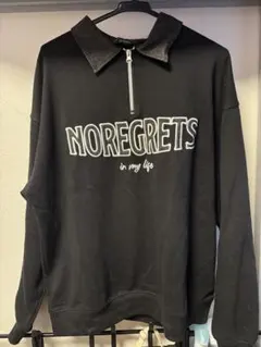 【00s】【美品】短丈 ストリート Beno NO REGRETS ハーフジップのサムネイル